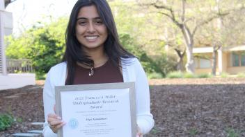 Elya Kandahari (Olson) - Francesca Miller Undergraduate Summer Research Award
